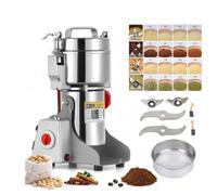 Mulino elettrico per cereali Mulino per mais speziato ad alta velocità Macchina per polvere commerciale per cereali secchi Grano Spezie Caffè Erba Fagioli