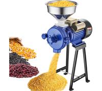 VEVOR 3000W Macinacaffè Elettrico Cereali Farina Grano e Mais a Secco o Umido