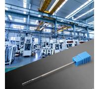 Mulino estremità gambo dritto carburo di alta qualità 4 flauti gambo extra lun