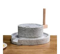 Mulino for cereali manuale a pietra Bluestone | Macinino manuale a pietra di dimensioni multiple for chicchi di spezie secche e umide(9.8*13.8in)