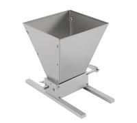 Mulino for cereali versatile, manuale, grande tramoggia da 1,06 galloni, distanza tra i rulli regolabile 0 a 2,5 mm, in acciaio al carbonio per mais, erbe aromatiche, grano