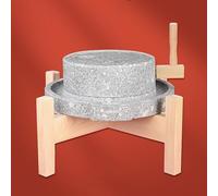 Mulino Manuale In Pietra Per Cereali, Macinino Per Cereali A Secco E A Umido, Per Macinare Caffè, Farina, Pepe, Sale E Noci, Per Uso Domestico, In Cucina(20x30cm/7.8x11.8in)