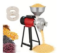 Mulino per Cereali 3000W Uso Secco e Umido per Latte di Soia Tofu e Farina Fresca Macchina Elettrica per Macinare Mais e Riso per Cucina Tradizionale e Sana