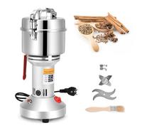 Mulino per Cereali, Aomdom 500 g Macina Cereali Mulino Elettrico in Acciaio Inossidabile Mulino per Farina ad Alta Velocità 28000 giri/min Motore 30s Macinazione Fine per Grano Spezie Caffè Mais
