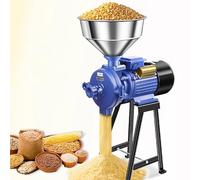 Mulino per cereali da 4800 W, per uso bagnato e asciutto, ruvidità regolabile, corpo in acciaio inox per pasti grossolani, pasti fini, liquami spessi, liquami sottili