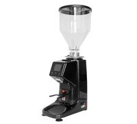 Mulino per Cereali, Macinacaffè elettrico 200W espresso con pietra affilata piatta pannello touch Macchina for chicchi da 750 g(Noir)
