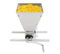 Mulino per Cereali Manuale ed Elettrico, Macina Mais e Grano con Rulli Regolabili, Tramoggia da 4L, in Acciaio al Carbonio e Alluminio, per Birra e Uso Domestico