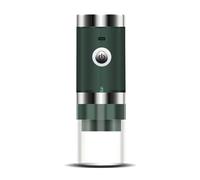 Mulino per Cereali, Nuova macchina for il caffè elettrica portatile con macinacaffè a 5 marce e un pulsante for avviare la macinatura rapida ricarica USB(Groen)