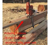 Mulino per motoseghe Planking Taglio verticale per tutte le motoseghe e taglio del legname con barra guida da 2,4 m (catena non inclusa)