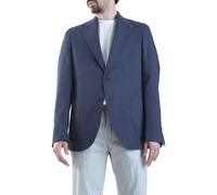 Mulish giacca blazer monopetto con trama spigata blu 52