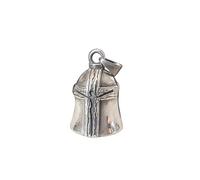 Mulor Guardian Bell Campanella Moto Fortunato Templare Croce Campanella Portachiavi Moto con Anello Appeso per Auto Elettriche Biciclette Motociclisti