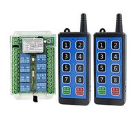 MULOUTSPO 8 Canali Wireless Rf Telecomando Interruttore 12V/24V/36V 433MHz Telecomando Telecomando Senza Fili Interruttore di Controllo Del Motore DC9V-72V