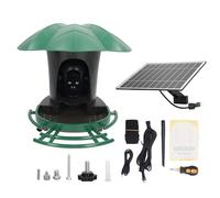 Multa per uccelli intelligenti con fotocamera Solar Outdoor ricaricabile 2 in 1 Bird AI Riconoscimento per gli appassionati di birdwatch
