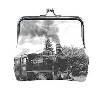 Multi 10 Argento Bianco Lucido Sfondo Giallo Vacanza Orpello Modello Donna Portamonete in Pelle Hasp Card Key Change Wallet Piccola Fibbia Borsetta Kiss Lock Pochette Tasca per Ragazze L