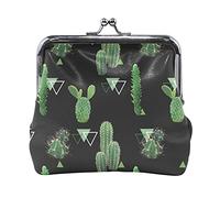 Multi 10 Parti in acciaio per auto senza cuciture Elementi monocromatici in bianco e nero Portamonete in pelle da donna Hasp Card Key Change Wallet Piccola fibbia Borsa a mano Kiss Lock Clutch Pouch T