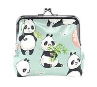 Multi 11 Seamless Floral Red Poppies Summer Floral Pattern on White Portamonete in pelle da donna Hasp Card Key Change Wallet Piccola fibbia Borsa a mano Kiss Lock Clutch Pouch Tasca per ragazze Ladie