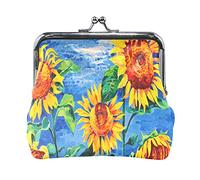 Multi 12 Due lupi che ululano alla luna piena Portamonete in pelle Kiss Lock Clutch Pouch Pocket Hasp Card Key Change Wallet Buckle Small Handbag Case for Women Girls Ladies