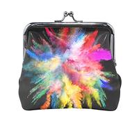 Multi 12 girasoli gialli con foglie verdi senza cuciture su bianco Portamonete in pelle da donna Hasp Card Key Change Wallet Piccola fibbia Borsa a mano Kiss Lock Clutch Pouch Tasca per ragazze Ladies