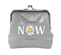 Multi 14 Claude Monet Il Parc Monceau Portamonete in pelle Kiss Lock Clutch Pouch Pocket Hasp Card Key Change Wallet Buckle Small Handbag Case for Women Girls Ladies