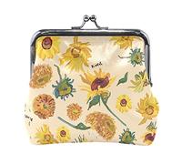 Multi 14 Due lupi che ululano alla luna piena Portamonete in pelle Kiss Lock Clutch Pouch Pocket Hasp Card Key Change Wallet Buckle Small Handbag Case for Women Girls Ladies