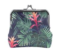 Multi 14 Parti in acciaio per auto senza cuciture Elementi monocromatici in bianco e nero Portamonete in pelle da donna Hasp Card Key Change Wallet Piccola fibbia Borsa a mano Kiss Lock Clutch Pouch T