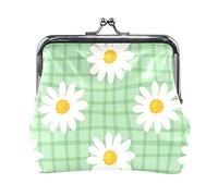 Multi 15 Claude Monet Il Parc Monceau Portamonete in pelle Kiss Lock Clutch Pouch Pocket Hasp Card Key Change Wallet Buckle Small Handbag Case for Women Girls Ladies