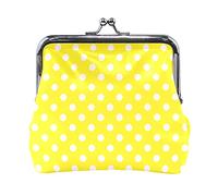 Multi 15 Seamless Autumn Golden Brown Leaves Foglia d'oro Sagome Portamonete in pelle da donna Hasp Card Key Change Wallet Piccola fibbia Borsa a mano Kiss Lock Clutch Pouch Tasca per ragazze Ladies