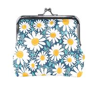 Multi 16 Claude Monet Il Parc Monceau Portamonete in pelle Kiss Lock Clutch Pouch Pocket Hasp Card Key Change Wallet Buckle Small Handbag Case for Women Girls Ladies