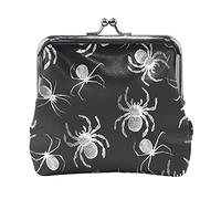 Multi 16 girasoli gialli con foglie verdi Texture floreale su bianco Portamonete in pelle da donna Hasp Card Key Change Wallet Small Buckle Handbag Case Kiss Lock Clutch Pouch Pocket for Girls Ladies