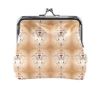 Multi 17 St Patrick's Shamrock Leprechaun Hat Pot of Gold Rainbow on White Portamonete in pelle da donna Hasp Card Key Change Wallet Piccola fibbia Borsa a mano Kiss Lock Clutch Pouch Tasca per ragazz
