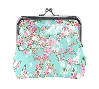 Multi 18 Seamless Autumn Golden Brown Leaves Foglia d'oro Sagome Portamonete in pelle da donna Hasp Card Key Change Wallet Piccola fibbia Borsa a mano Kiss Lock Clutch Pouch Tasca per ragazze Ladies
