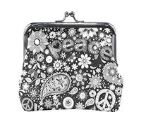 Multi 20 Vari pinguini dei cartoni animati Motivo senza cuciture su grigio Portamonete in pelle da donna Hasp Card Key Change Wallet Piccola fibbia Borsa a mano Kiss Lock Clutch Pouch Tasca per ragazz