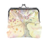 Multi 5 a nido d'ape in pelle portamonete Kiss Lock pochette tasca Hasp Card Key Change Wallet Buckle Small Handbag Case for Women Girls Ladies