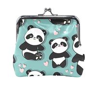 Multi 6 Blu Scuro Galaxy Cielo Notturno con Stelle Luminose Senza Cuciture Portamonete da Donna in Pelle Hasp Card Key Change Wallet Piccola Fibbia Borsa a Mano Kiss Lock Clutch Pouch Tasca per Ragazz