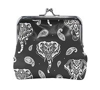 Multi 9 Dark Grey Truck Car Trace of Tire Drive and Speed on Black Dark Portamonete in pelle da donna Hasp Card Key Change Wallet Piccola fibbia Borsa a mano Kiss Lock Clutch Pouch Tasca per ragazze L