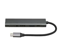 Multi Adattatore del Porto del Hub USB, Lega di Alluminio di Carico Veloce 5 Gbps 5 in 1 Mozzo di USB C per l'ufficio per Spettacolo