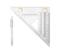 Multi Angle Measuring Ruler, Stainless Steel Triangle Ruler, Precision Square Protractor, 45/ Ruler, Miter Measuring Tool, Square Protractor And Miter Tool For Carpenters And Woodworkers