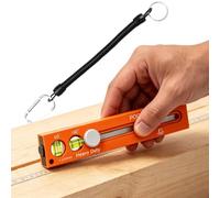 Multi-Angle Scribing Ruler - Regolabile Magnetic Aluminum Lega Gauge | Angolo Measure Tool, Ideal For Machinist Engineer Carpentry Workshop Measurement Cutting Saw Level Pocket