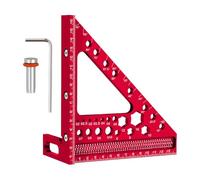Multi Angle Square - 3D Measuring Carpenter Ruler For Framing | Adjustable Precision Square | Woodworking Tools For Drawing, Furniture Crafting, Workshop Leveling, Layout, And Rafter Cutting | Profess