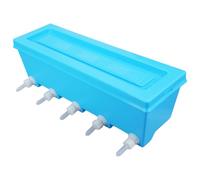 Multi Animal Milk Dispenser con 5 Capezzoli in Silicone Appeso Alimentatore per Cuccioli, Vitelli, Agnello, Bottiglia per l'allattamento Strumento Fattoria Cucciolo/Agnello/Suinetti Bottiglia per