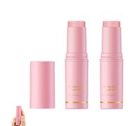 Multi balsamo stick antirughe, stick bacchetta al collagene, balsamo multi idratante antirughe per viso e labbra, elimina le linee sottili e le rughe, migliora la luminosità del viso occhi (2PCS)