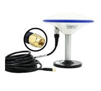 Multi Band GNSS L1 L2 L Band GPS GLONASS Beidou per galileo High Surveying Mapping resistente alle intemperie bianco 170 mm (cavo TNC-SMA)