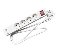 Multi base con 4 prese da 1,5 metri, cavo 3 x 1,5 e 2 porte USB incluse. Ideale per collegare più dispositivi in modo sicuro e comodo in qualsiasi spazio.