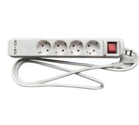 Multi base con 4 prese da 1,5 metri, cavo 3 x 1,5 e 2 porte USB incluse. Ideale per collegare più dispositivi in modo sicuro e comodo in qualsiasi spazio.