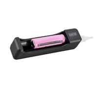 Multi Bay - Scatola di ricarica per batterie 18650 21700, ricarica rapida USB C, con avvisi LED