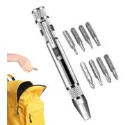Multi Bit Screwdriver Set, Portable Screw Driver, 8 in 1 Tool Kit