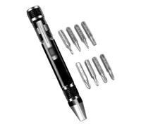 Multi Bit Screwdriver Set, Portable Screw Driver, 8 in 1 Tool Kit, High Strength Bits, Compact Versatile Design, Perfect for Home Repairs Projects Garage Workshop Maintenance Easy to Use