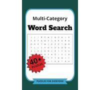 Multi-Category Wordsearch Puzzle Book: 5x8 inches, 94 pages, 40+ puzzles for Teens, Adults and Seniors | Puzzles Book For Relaxation