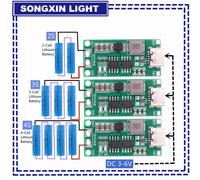 Multi-cella 2S 3S 4S Tipo-C A 8,4 V 12,6 V 16,8 V Step-Up Boost LiPo Polimero Li-Ion Caricatore 7.4 V 11,1 V 14,8 V 18650 Batteria al litio