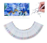 Multi-color Gel Pen Set - Scented Lava Gel Pen Set, 12/24/36/48 Color Pack, 1.0mm Fine Point, Smooth Ink Flow for Coloring, Drawing, Painting, Sketching, Note Taking (48 colors)